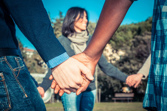 Holding Hands photo from Shutterstock