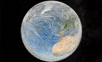 Earth wind patterns. Photo by NASA Goddard Photo and Video.