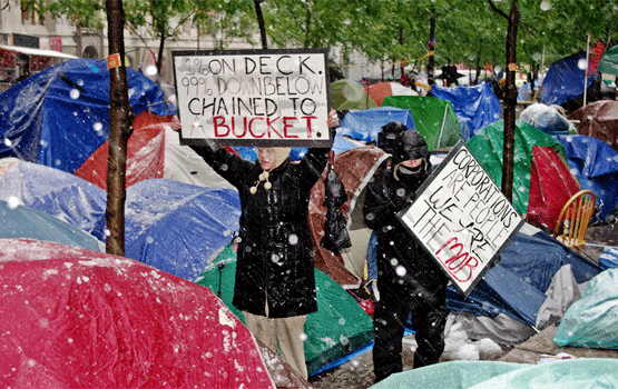 Young occupiers. Photo by David Shankbone.
