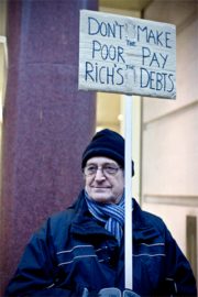 Vulture Funds protest photo courtesy of Jubilee USA